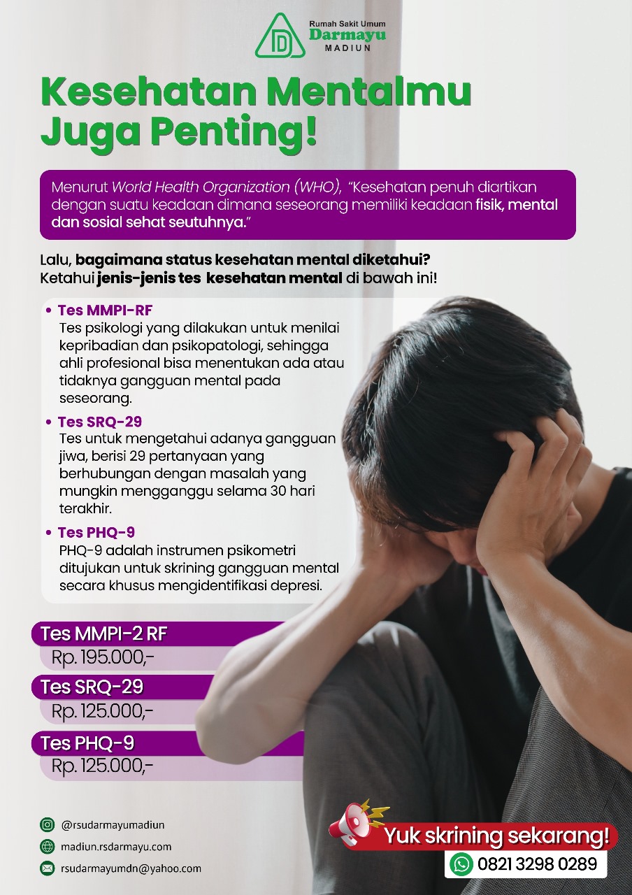 Kesehatan Mentalmu Juga penting!